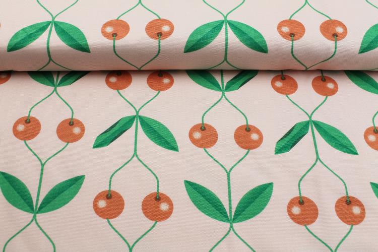 Canvas „Kirschen" rosa Rico Design